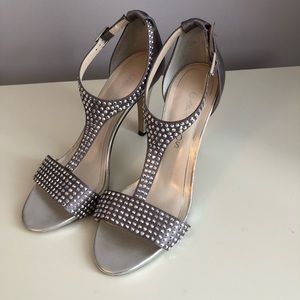Caparros Silver Heels